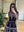 Black Strips Jacquard Cocktail  Bandage Dress