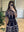 Black Strips Jacquard Cocktail  Bandage Dress